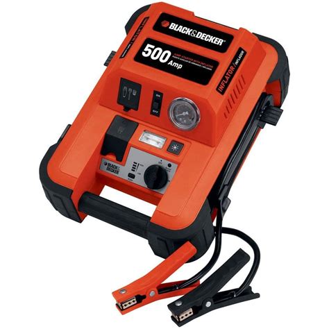 black and decker 500 amp jump starter with inflator manual